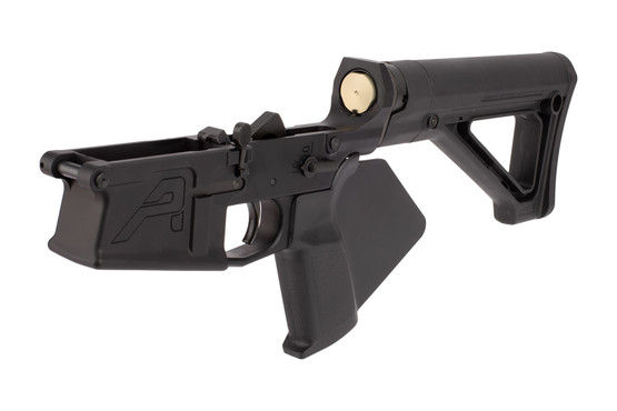 Aero Precision M5 308 Complete Lower features a fixed carbine stock